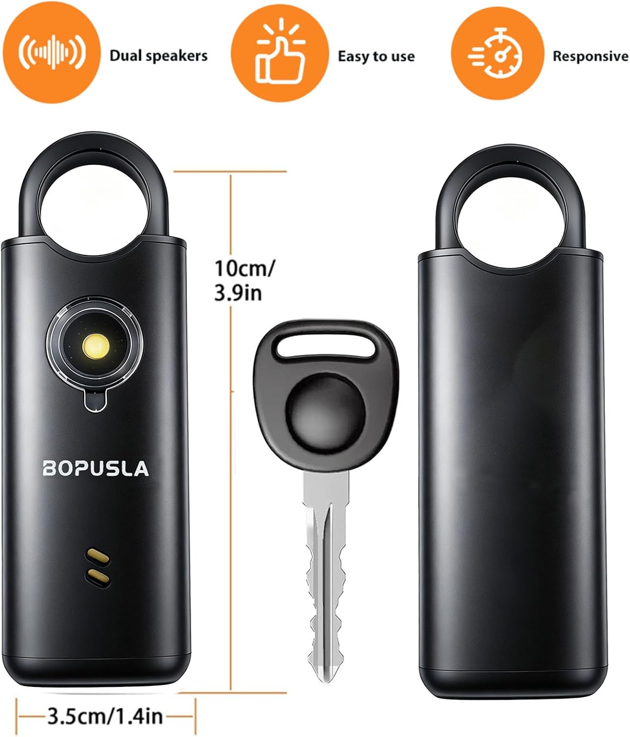 Detalle 2 de BOPUSLA Personal Alarm, 135 dB