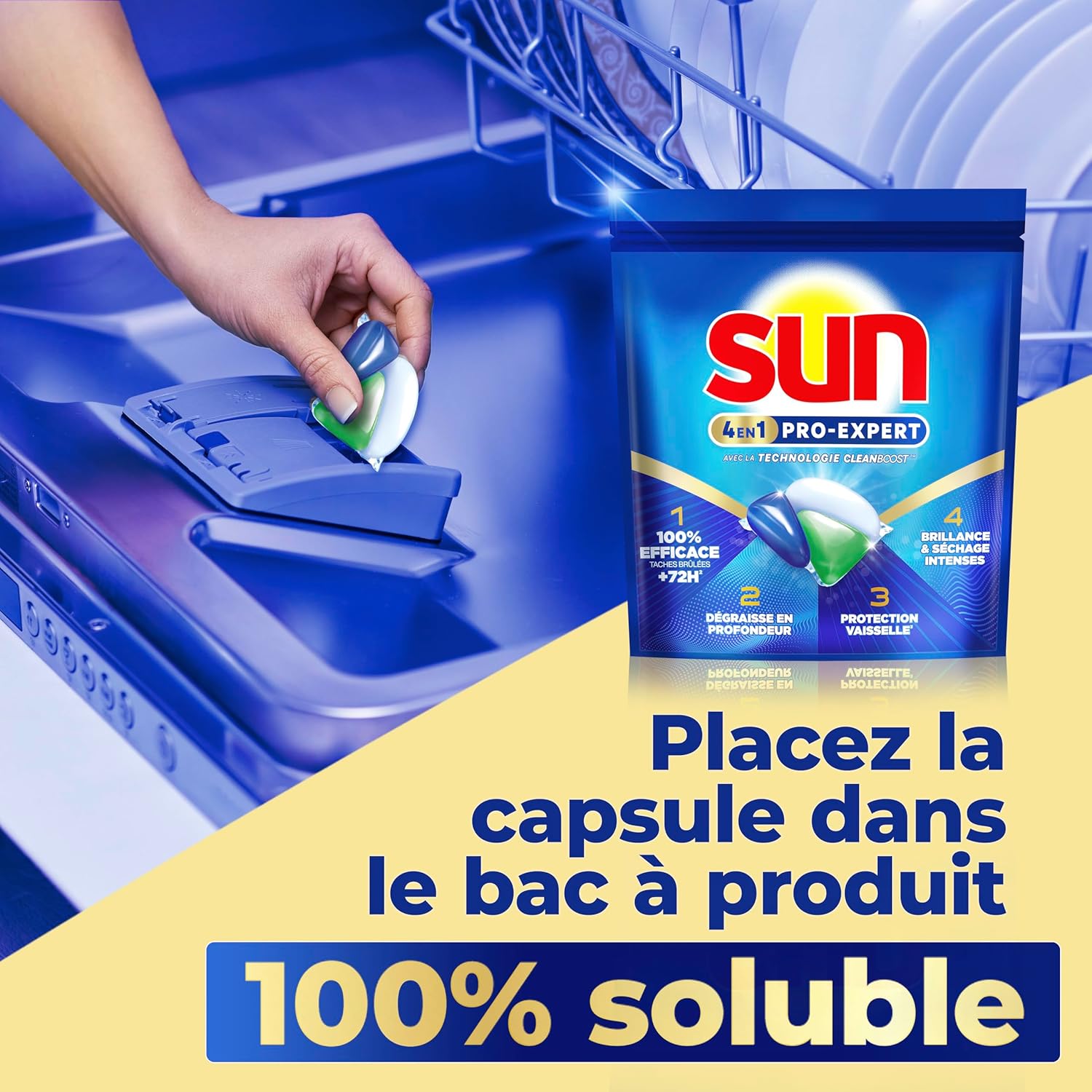 Thumbnail 5 de Sun Pro Expert Pastilles lave‑vaisselle 168 capsules 🍽