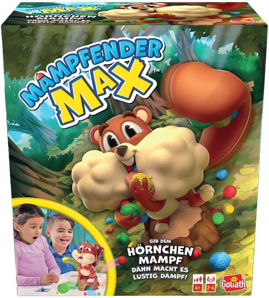 Detalle de Goliath Mampfender Max kinderspel met dobbelsteen en snelle reacties