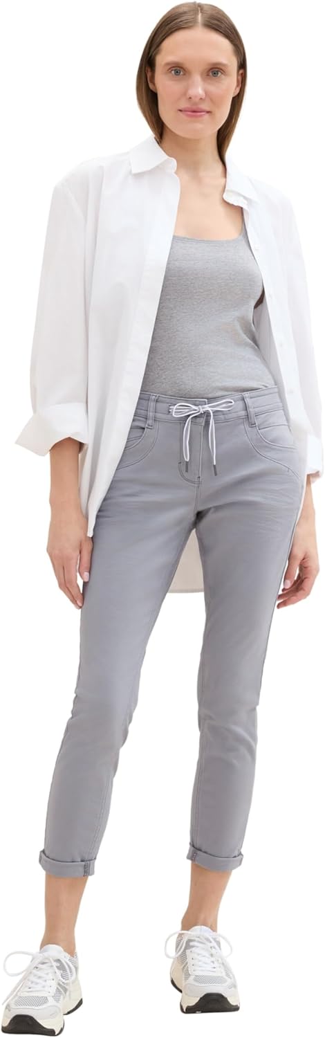 Thumbnail 6 de TOM TAILOR Damen Tapered Relaxed Hose mit Kordelzug – Bequeme Alltagsoption
