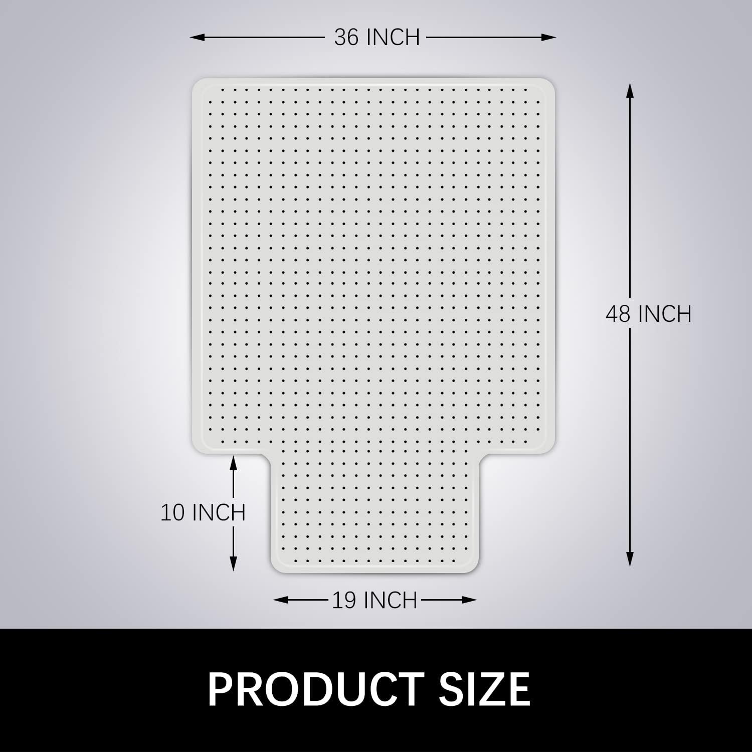Thumbnail 6 de Kuyal carpet chair mat 48 x 36 inch
