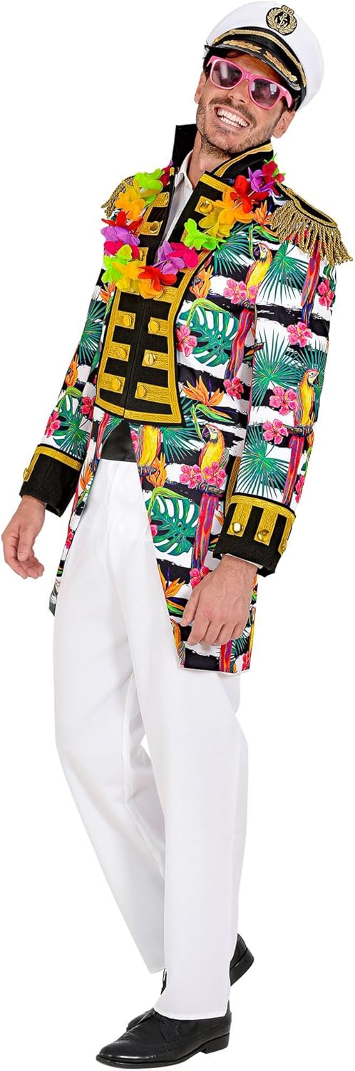 Thumbnail 2 de W WIDMANN MILANO Party Fashion Hawaii Parade Frack – Kostümgröße XL