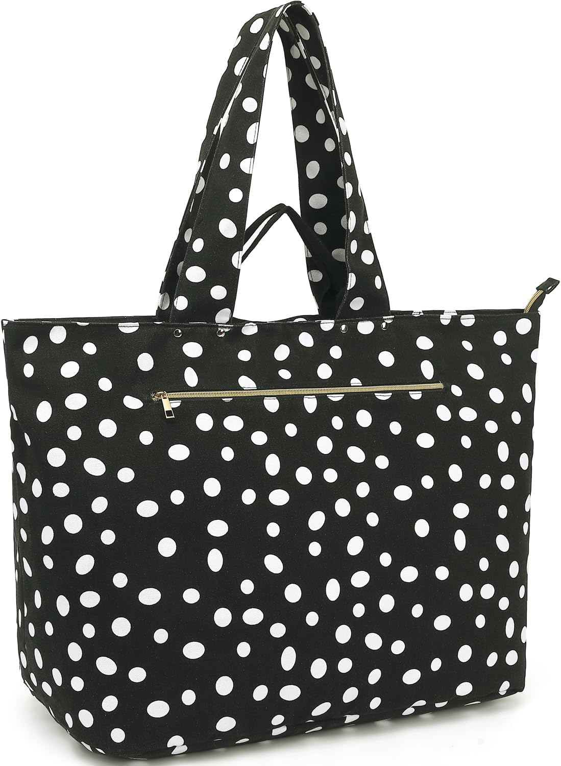 Detalle de Fammart Beach Bags Waterproof Sandproof Large Canvas Tote with Leakproof Wet Pocket