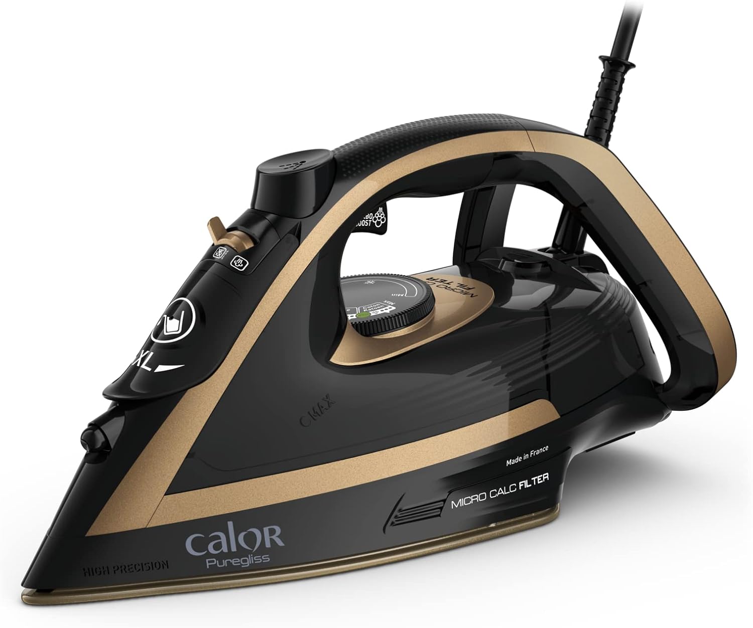 Calor Puregliss FV8064C0 : fer à repasser vapeur 3 000 W avec pressing 280 g/min