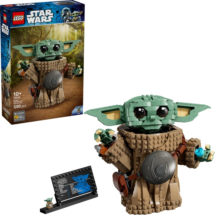 Detalle 2 de LEGO Star Wars Grogu (Lehrling des Mandalorianers) 75446 – Detailreiches Display- & Bauprojekt