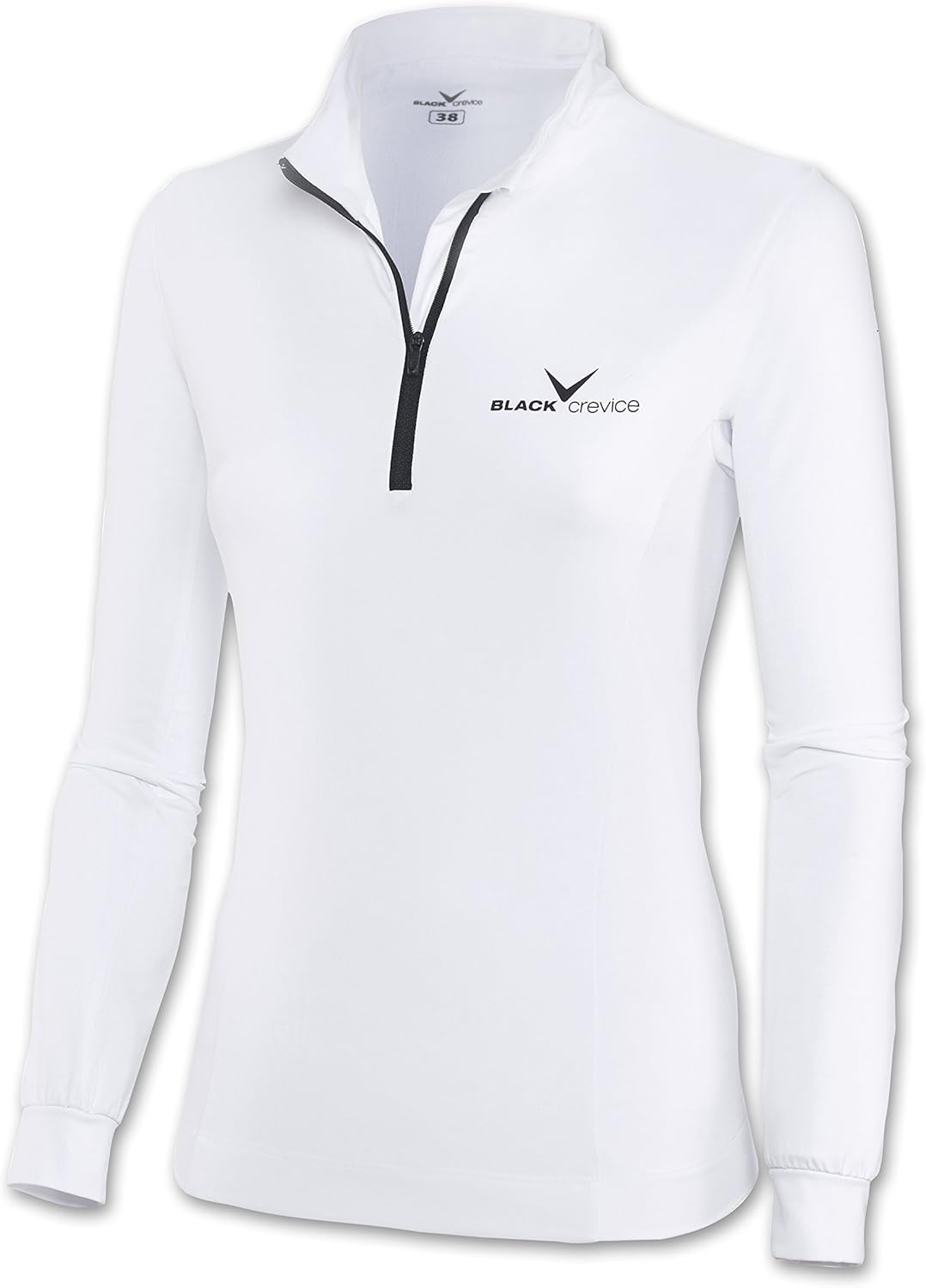 Detalle de Black Crevice Skirolli Donna – Camicia Funzionale con Zip