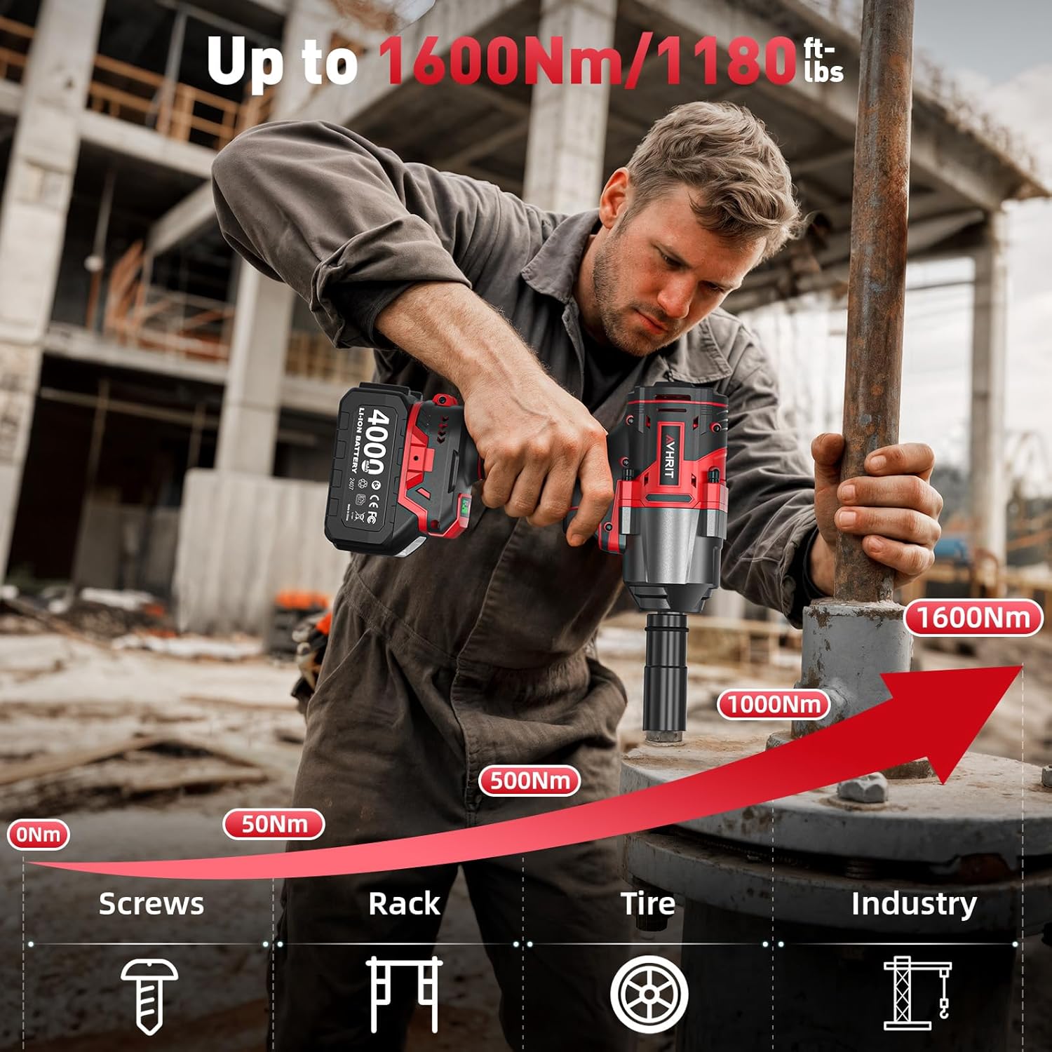 Thumbnail 2 de Avhrit Akku-Schlagschrauber 21V 1300 Nm