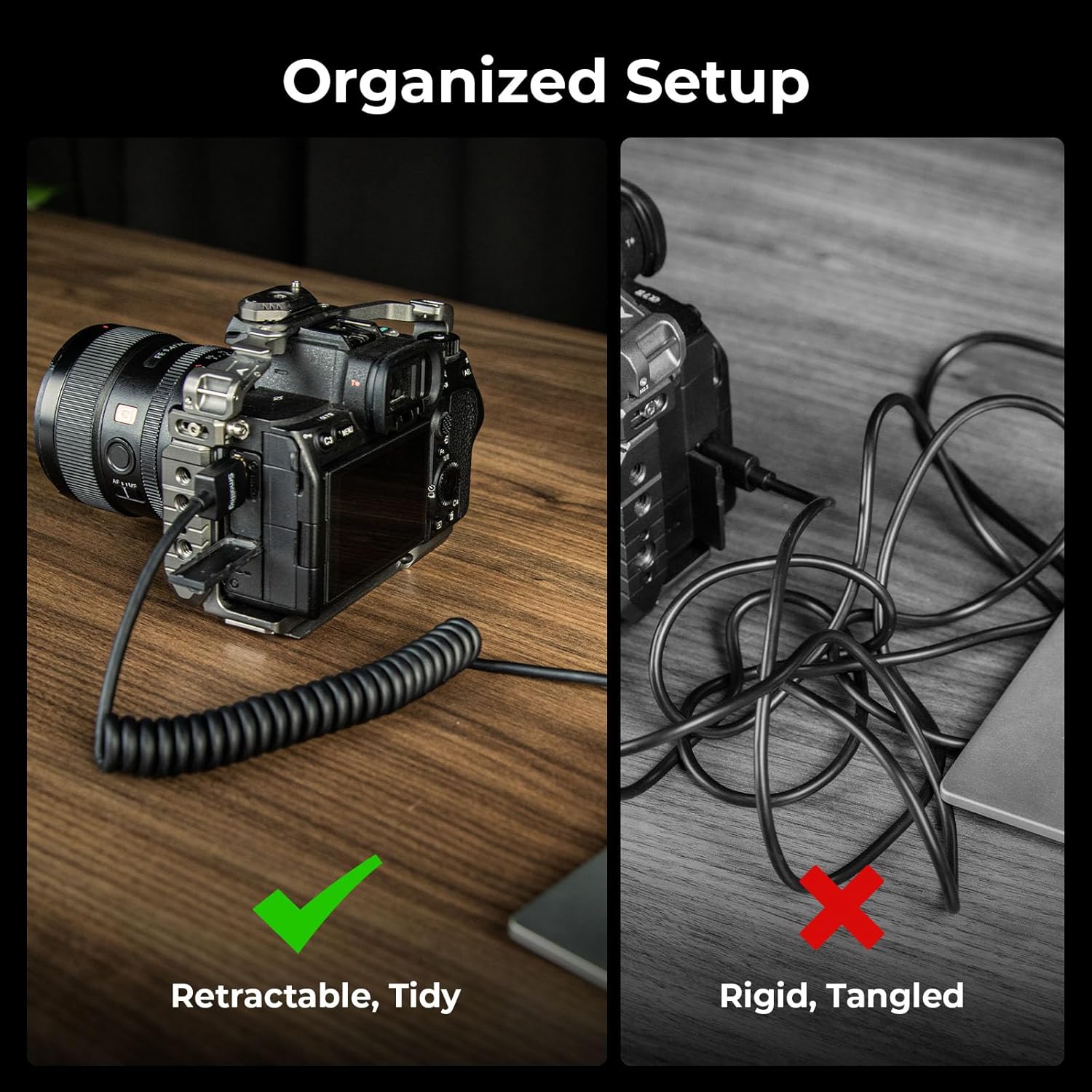 Detalle 2 de SMALLRIG Câble HDMI spiralé 4K