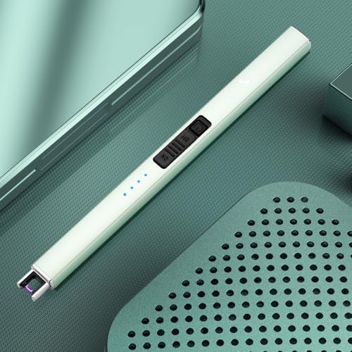 Thumbnail 5 de SUPRUS mechero eléctrico recargable por USB con arco/plasma sin llama y bloqueo de seguridad (verde)