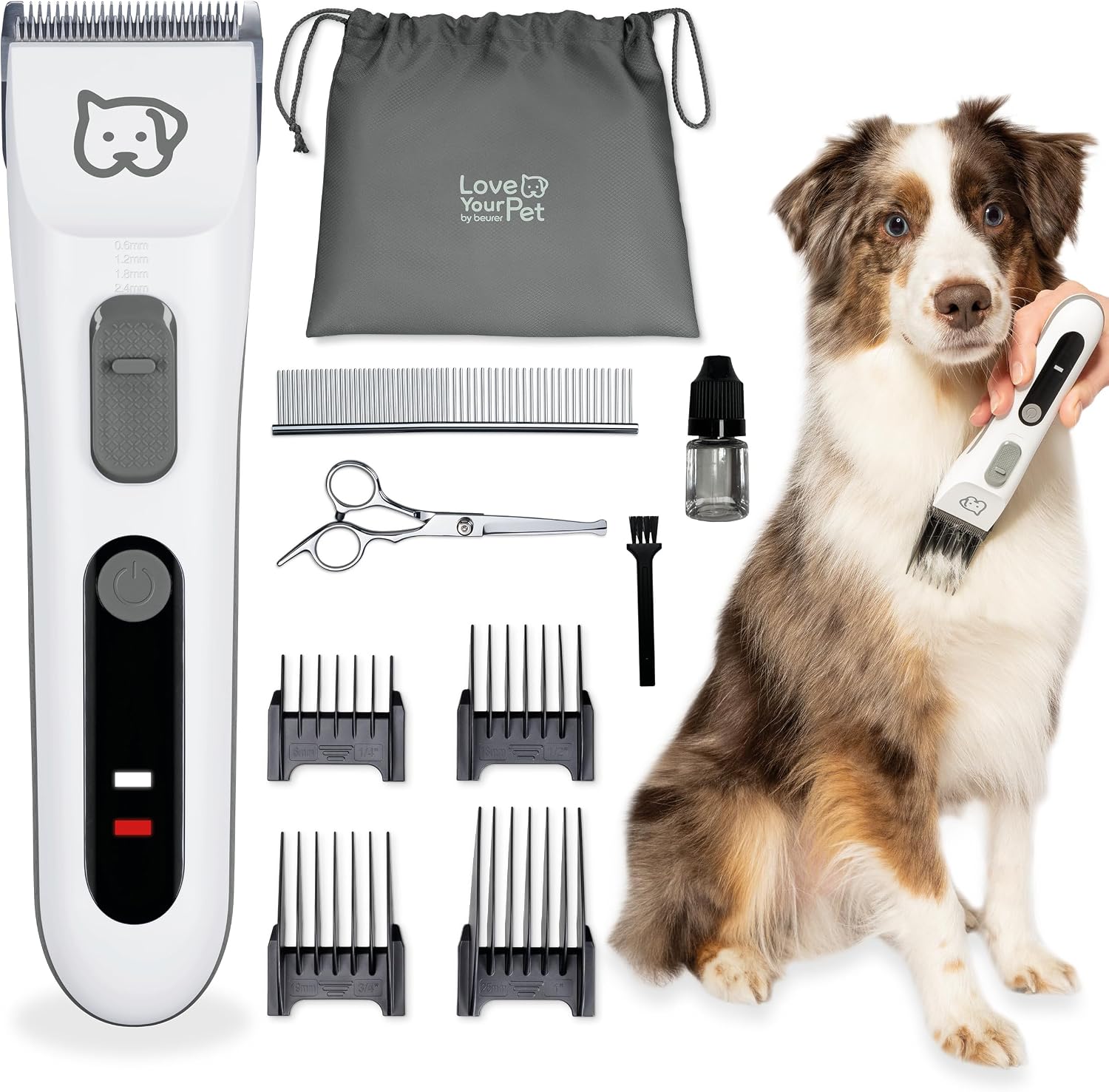 Detalle de Beurer Love Your Pet Tosatrice Fluffy 9 pezzi