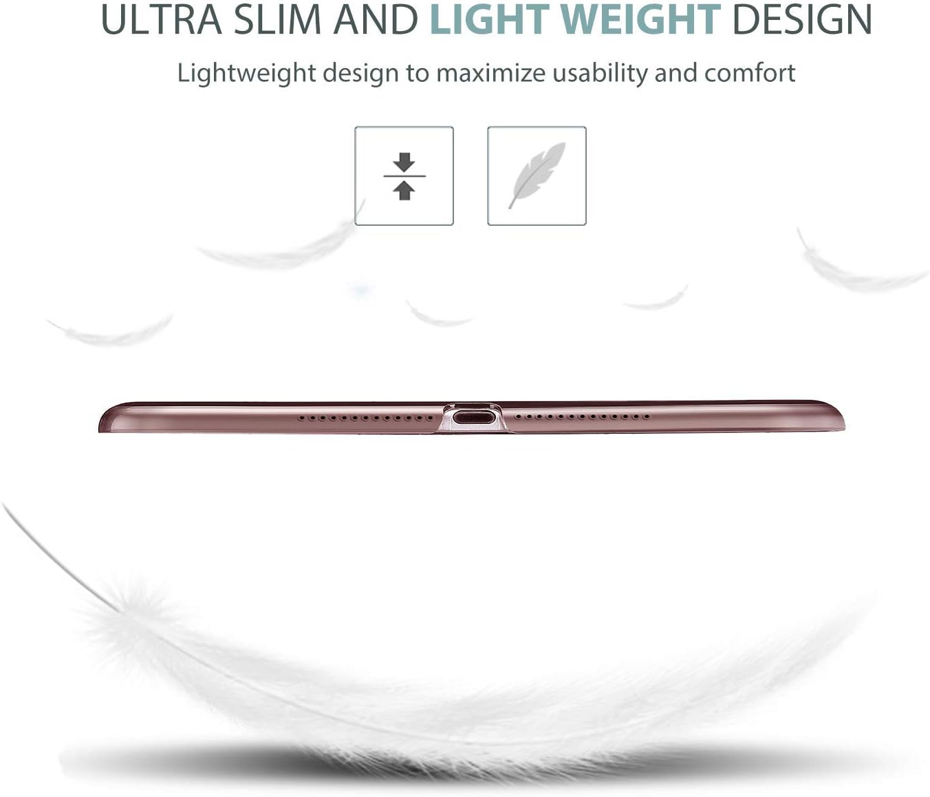 Detalle de ProCase smart case for iPad 9.7 inch pink