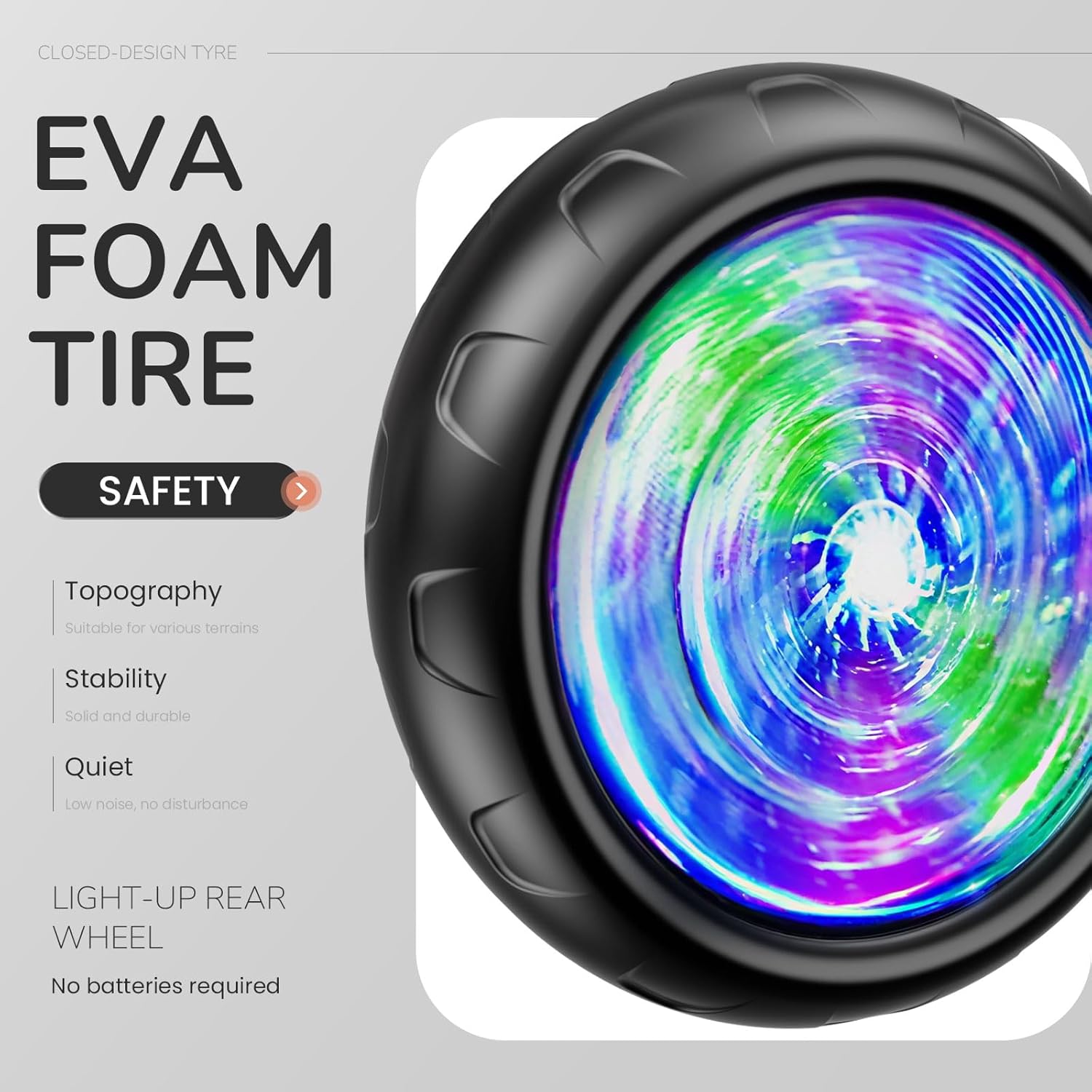 Thumbnail 3 de Umatoll Toddler Tricycle (Ages 2–5) with Adjustable Seat, Dual Baskets & Light-Up Wheels