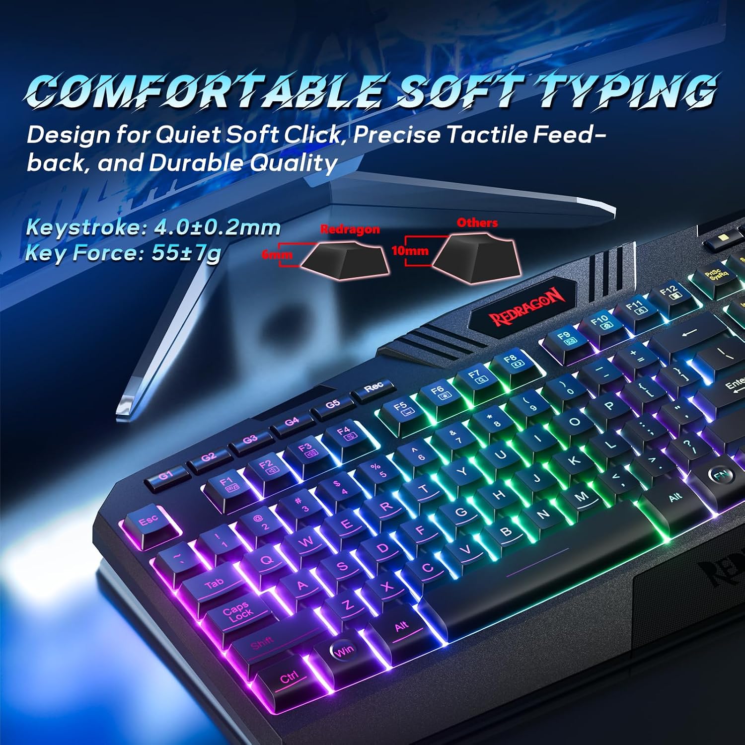 Thumbnail 3 de Redragon S101-3 PRO gaming keyboard