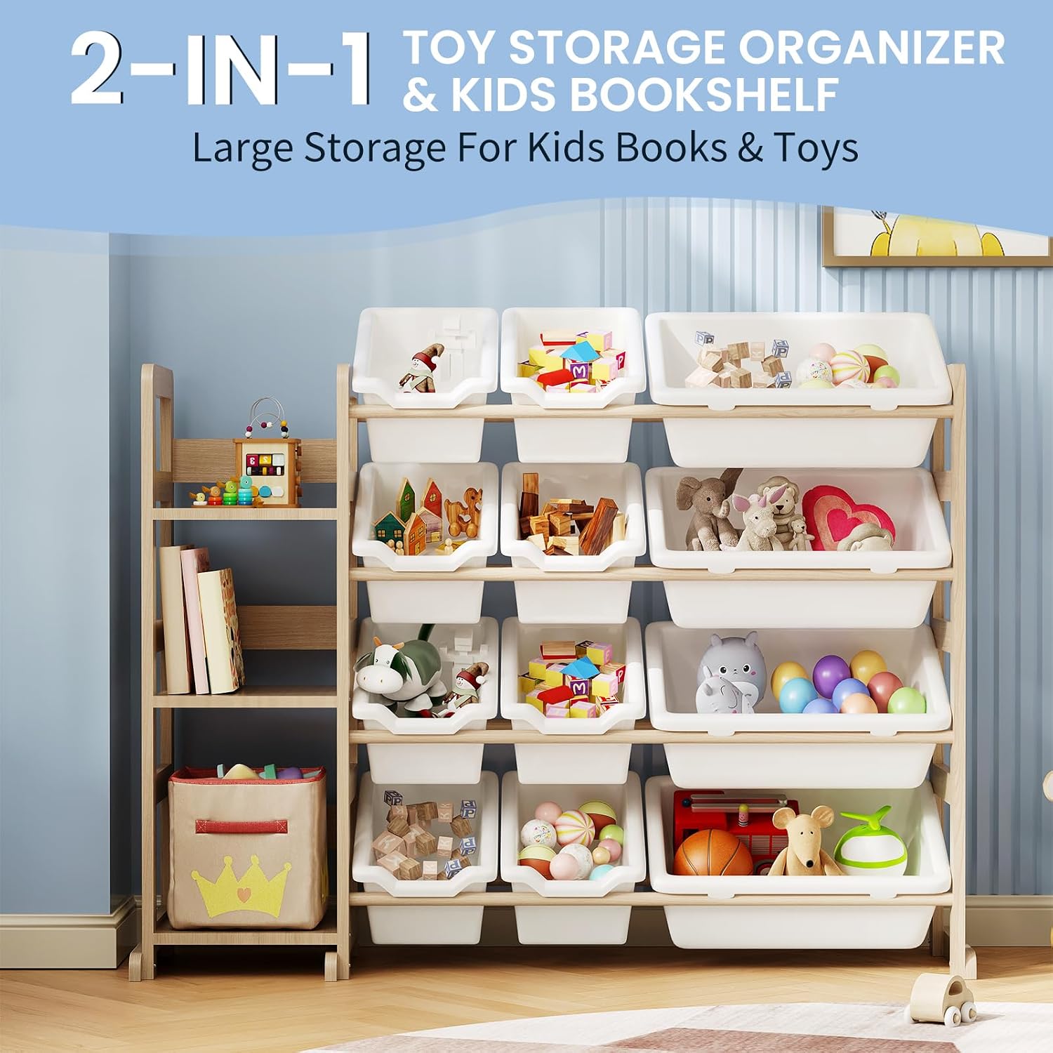 Thumbnail 6 de Toy Storage Organizer with 12 Bins