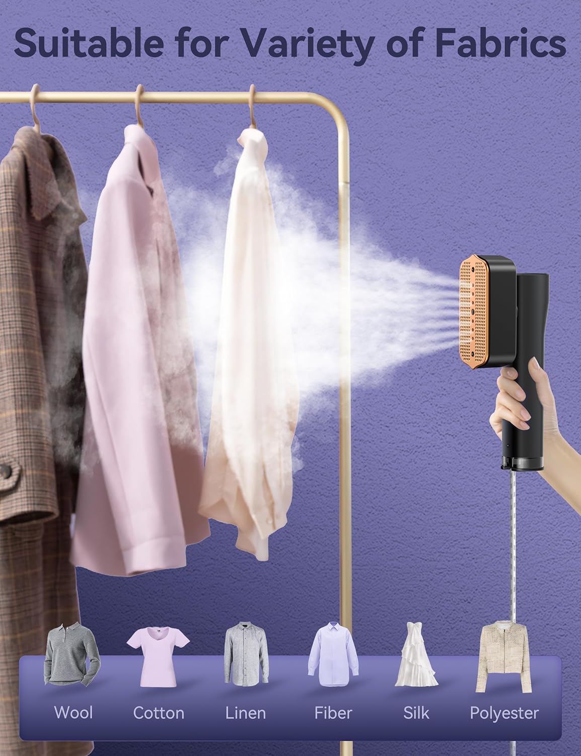 Thumbnail 4 de Sundu Clothes Steamer: Portable 2-in-1 Travel Iron with LED Display