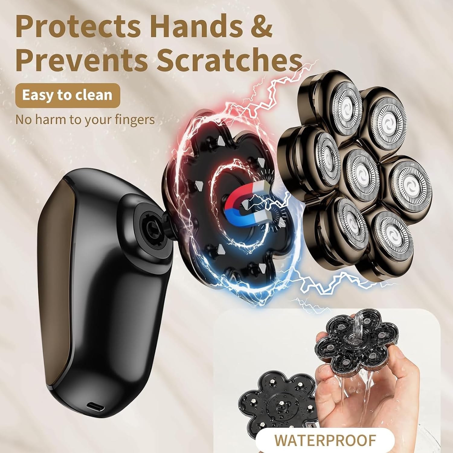 Detalle 2 de SHPAVVER Head Shaver IPX7