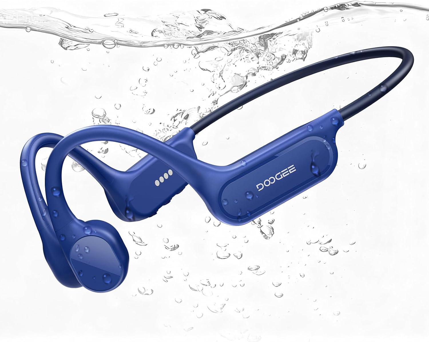 Detalle de DOOGEE eco Bone Conduction Headphones: IP68 Waterproof Open-Ear MP3 Headphones with 32GB