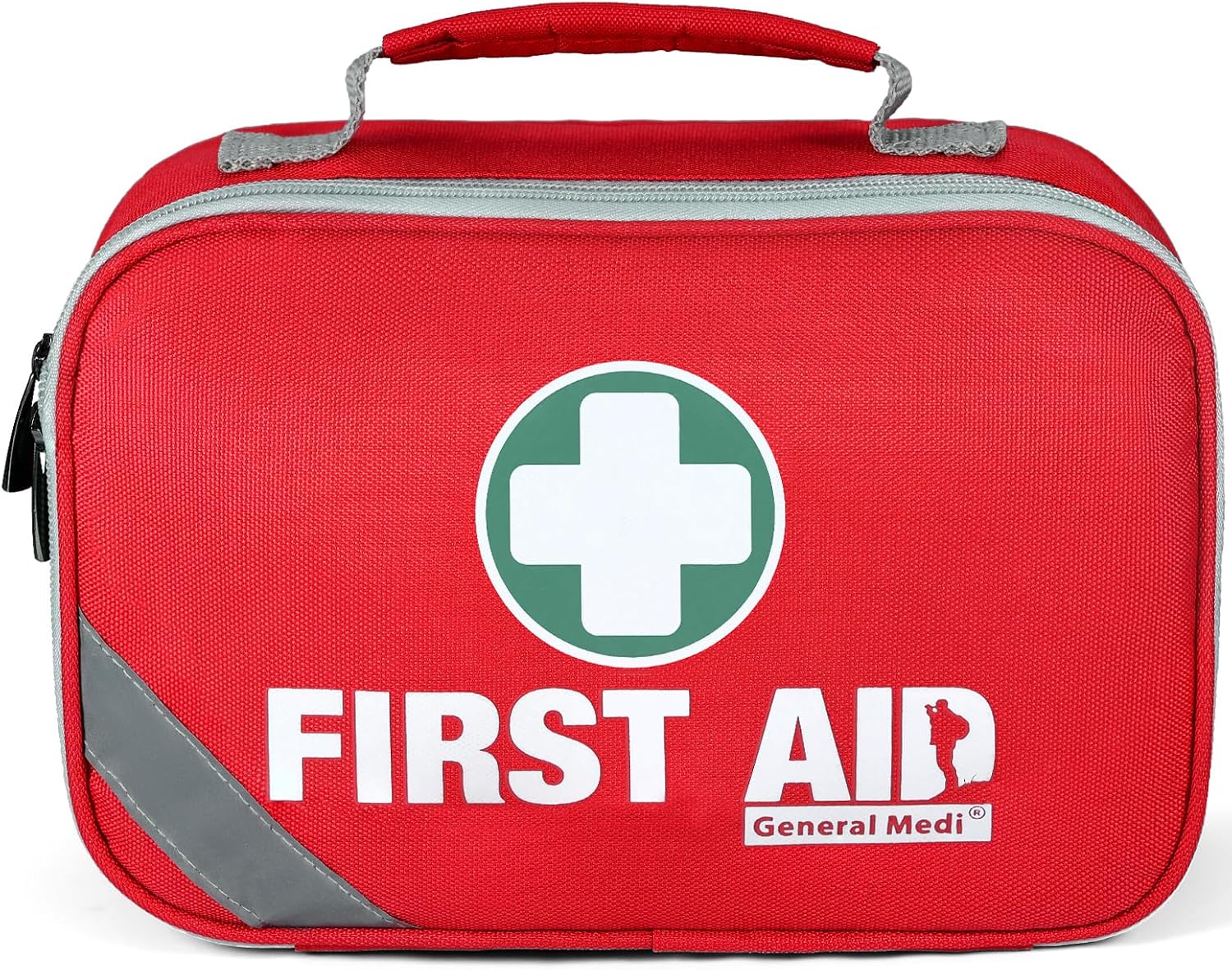 Detalle de General Medi 2-in-1 First Aid Kit, 258 Pieces with Mini Kit, Cold Pack and Emergency Blanket