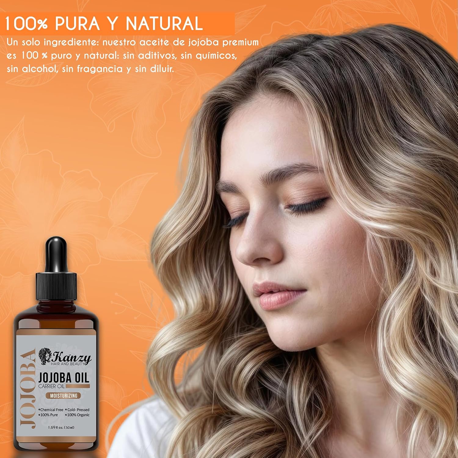 Thumbnail 4 de Kanzy Aceite de Jojoba Bio Puro 50 ml 🌿 Hidratante Natural
