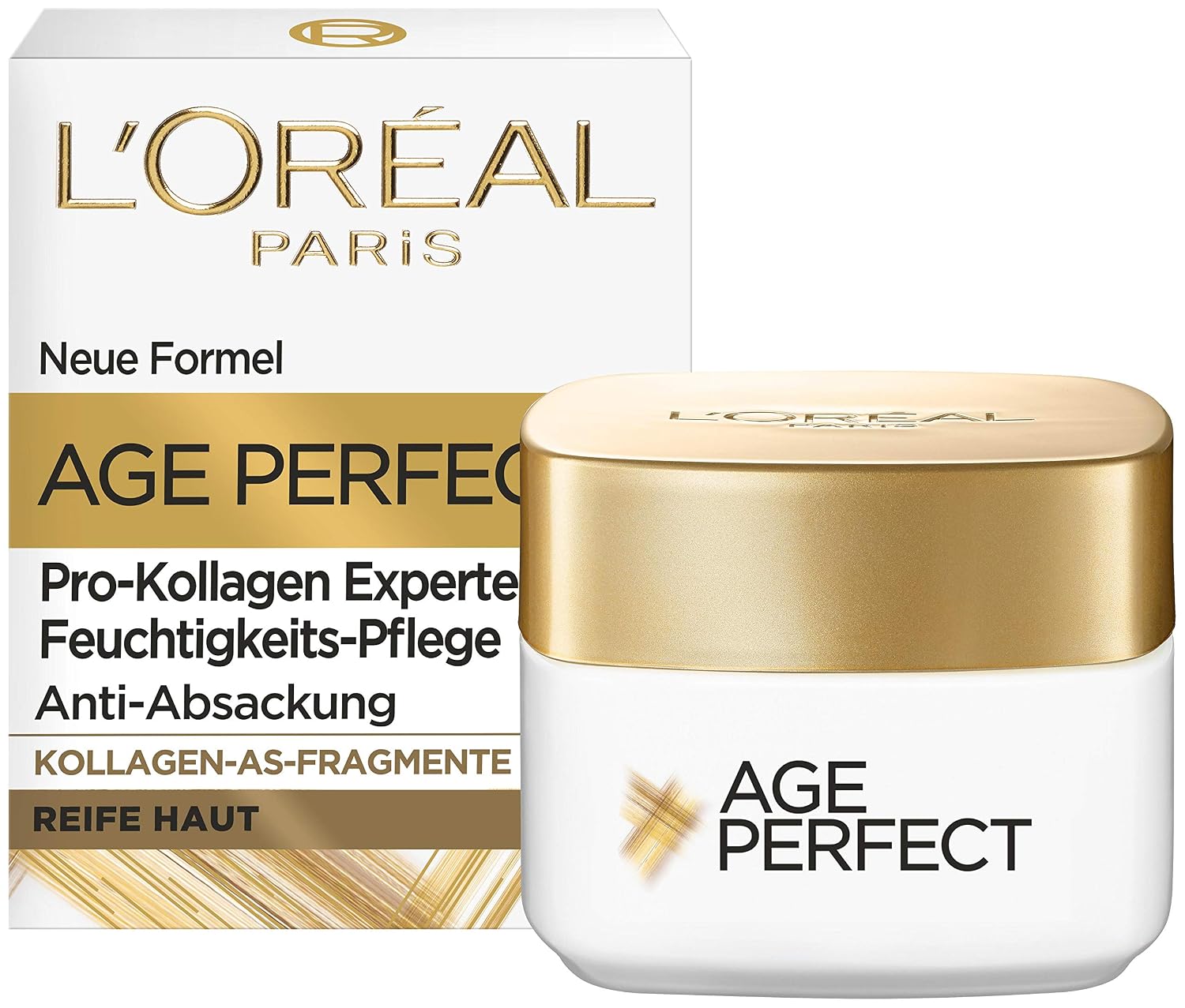 Detalle de L'Oréal Paris Age Perfect Pro-Kollagen Augencreme, 15 ml – Feuchtigkeit und Straffheit rund um die Augen