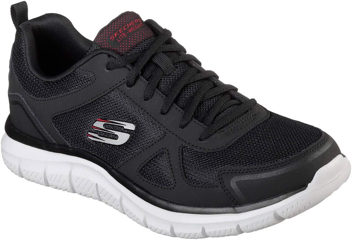 Detalle de Skechers Sport Track SCLORIC Herren Laufschuh BKRD – Black Red, 44 EU