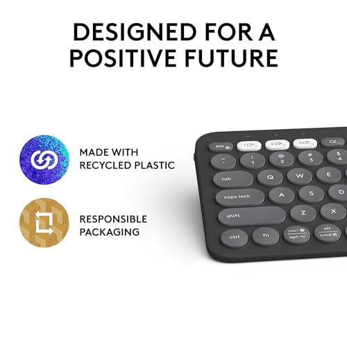 Thumbnail 11 de Logitech Pebble Keys 2 K380s: Multi-Device Bluetooth Keyboard
