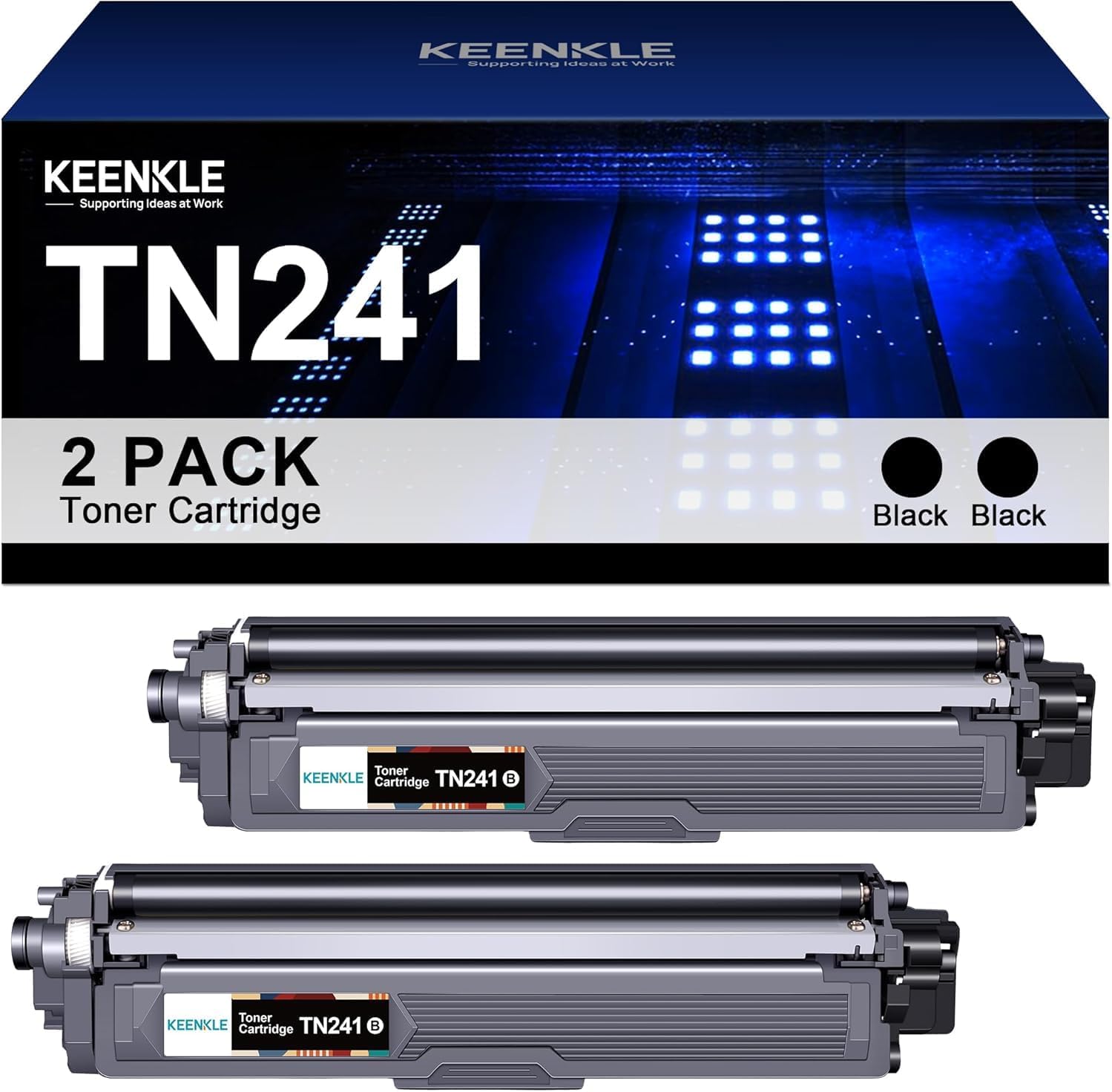 Detalle de TN241BK TN242BK Schwarz Toner für Brother kompatibel