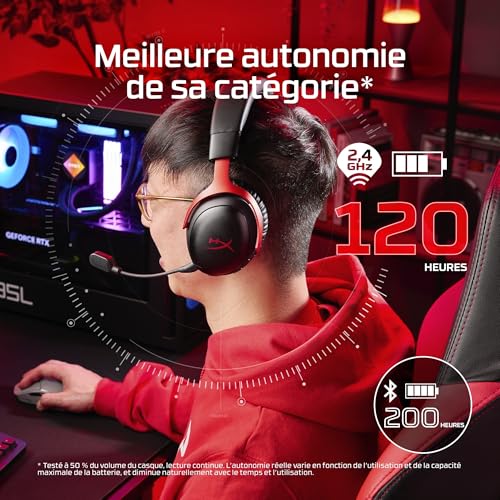 Detalle de HyperX Cloud Alpha: casque gaming filaire à double chambre, aluminium et micro détachable