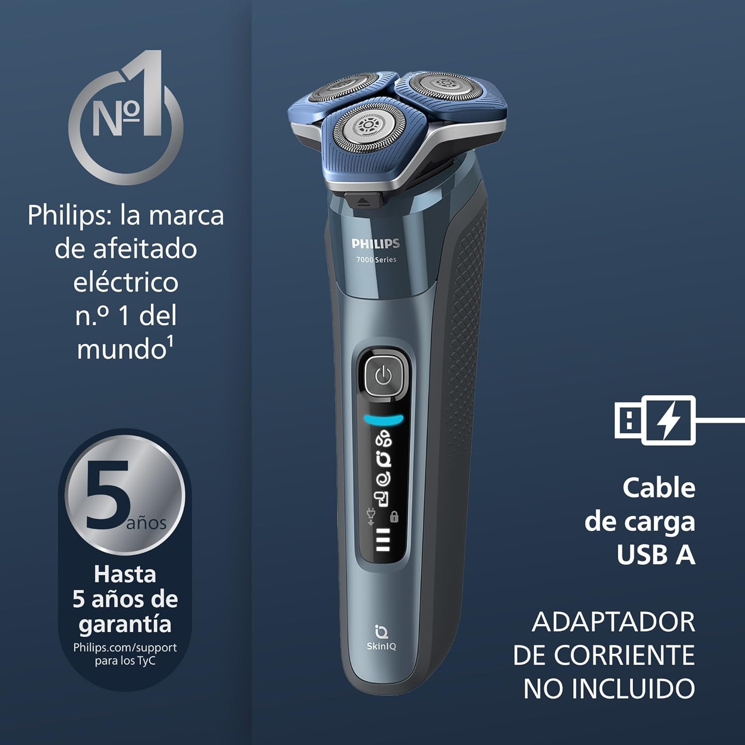Thumbnail 1 de Philips Serie 7000 Afeitadora Hombre, 45 cuchillas ⚡