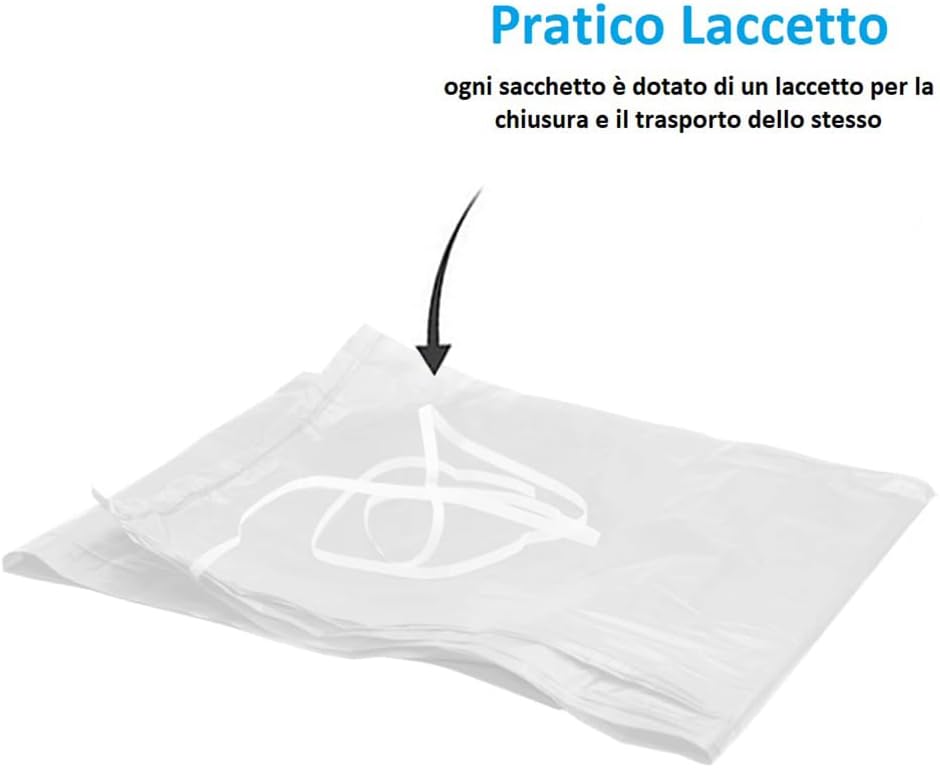 Detalle de Virsus 100 Sacchi Spazzatura Trasparenti 70x110 cm, 110 Litri, LDPE Riciclato - 10 Rotoli da 10 Pezzi