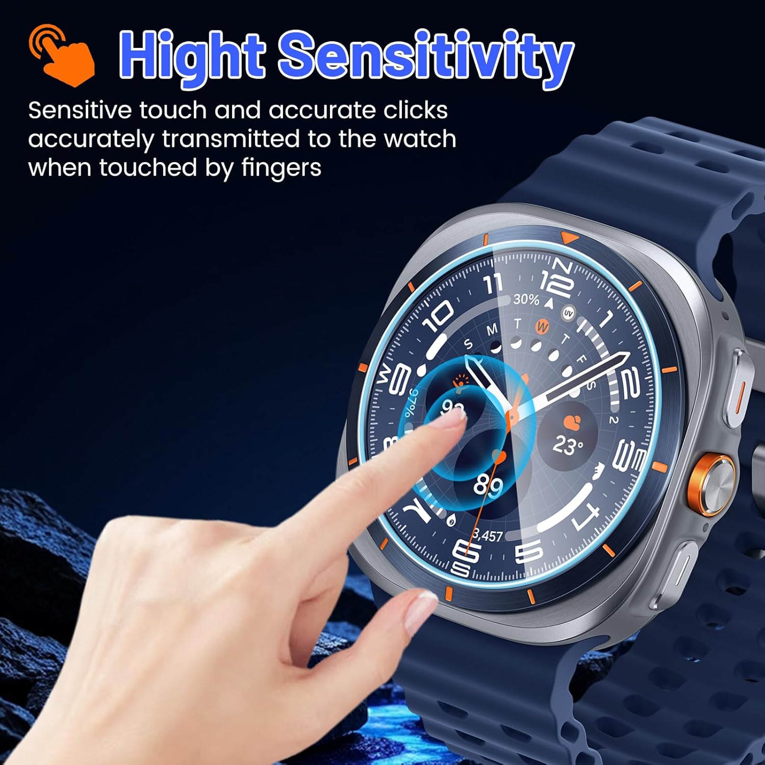 Thumbnail 5 de TQLGY 6-Pack Galaxy Watch Ultra Screen Protector