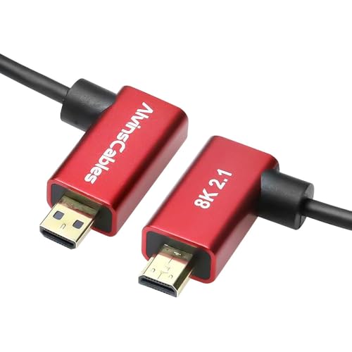 Thumbnail 3 de Alvin's Cables 8K 2.1 Micro-HDMI a HDMI: cavo ultrab thin per registrazione 4K/8K e video pro