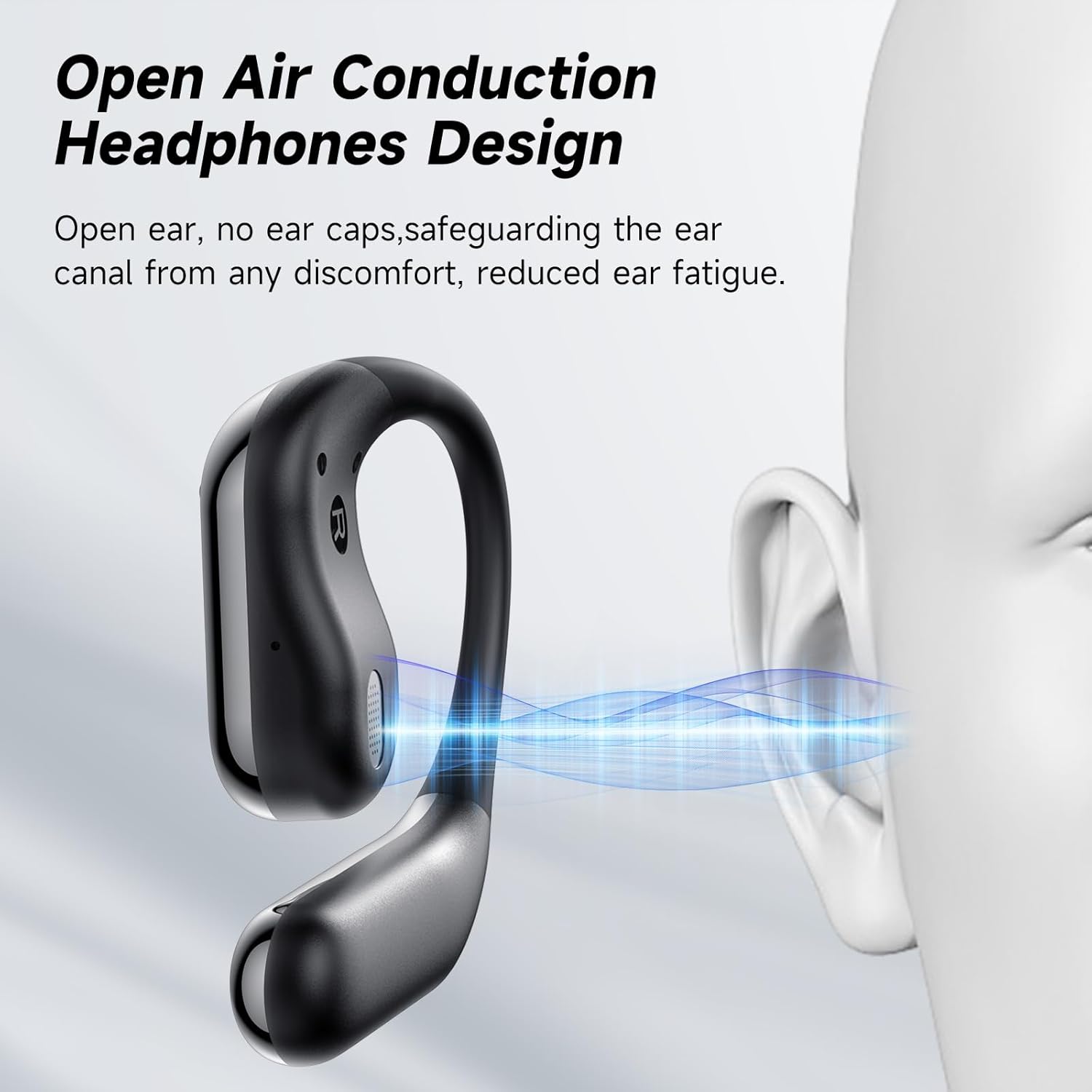 Thumbnail 2 de Paekole Open Ear Bone Conduction Headphones – Wireless Bluetooth Earbuds with Deep Bass