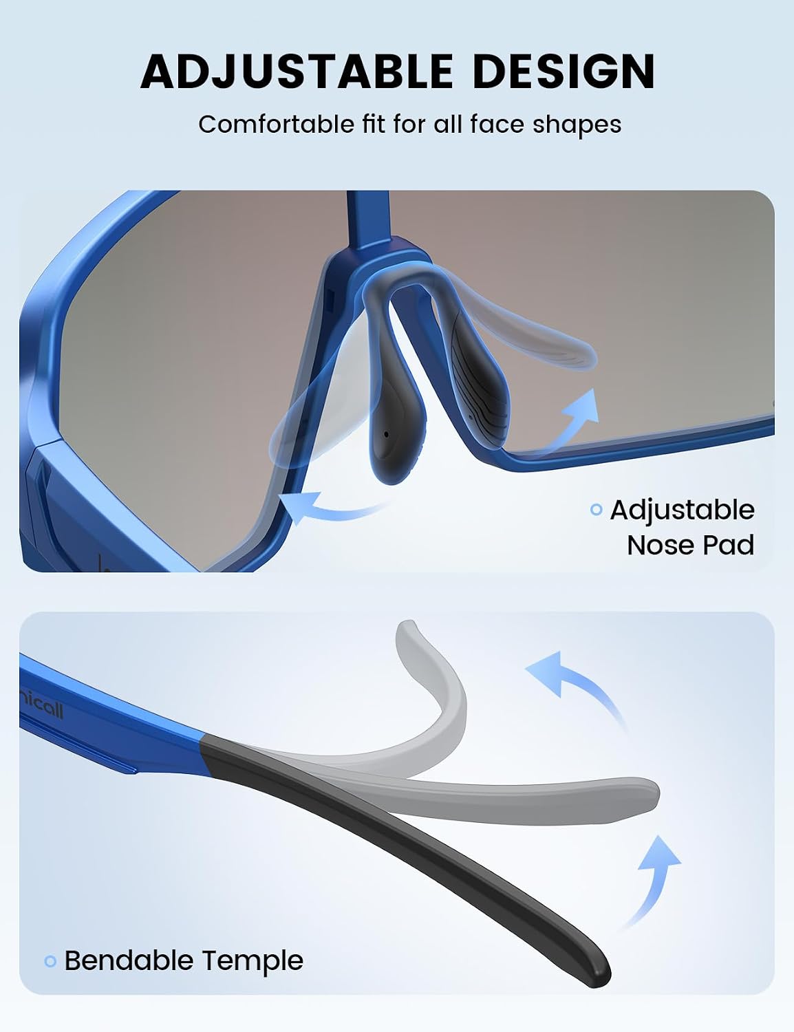 Thumbnail 4 de Lamicall Polarized Cycling Sunglasses 29g TR90 UV400