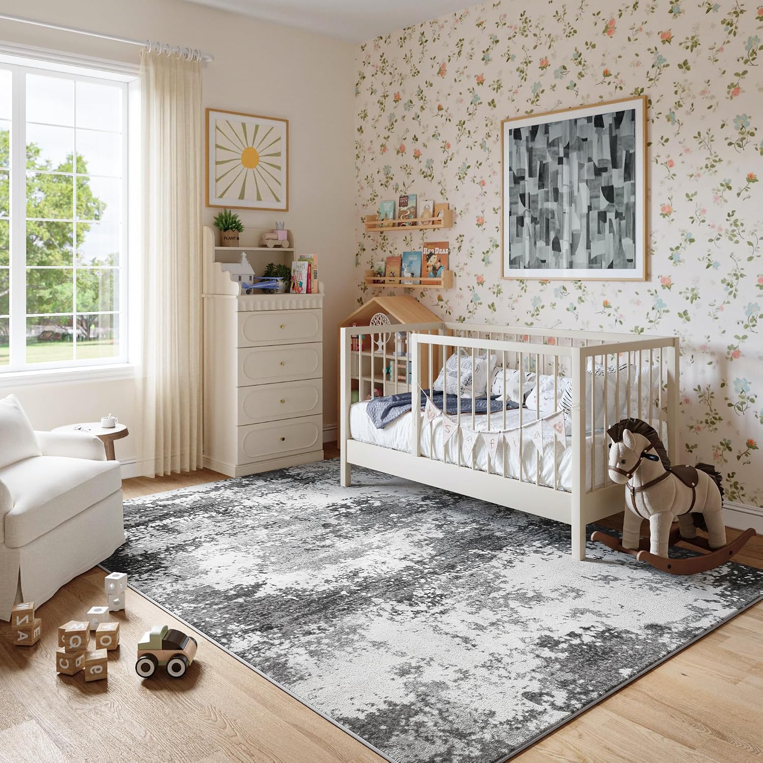 Detalle 2 de Washable Area Rug 6' x 9