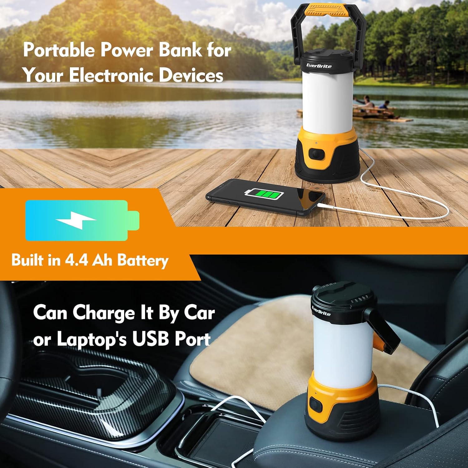 Detalle 2 de EverBrite Camping Lantern 1000 Lumen