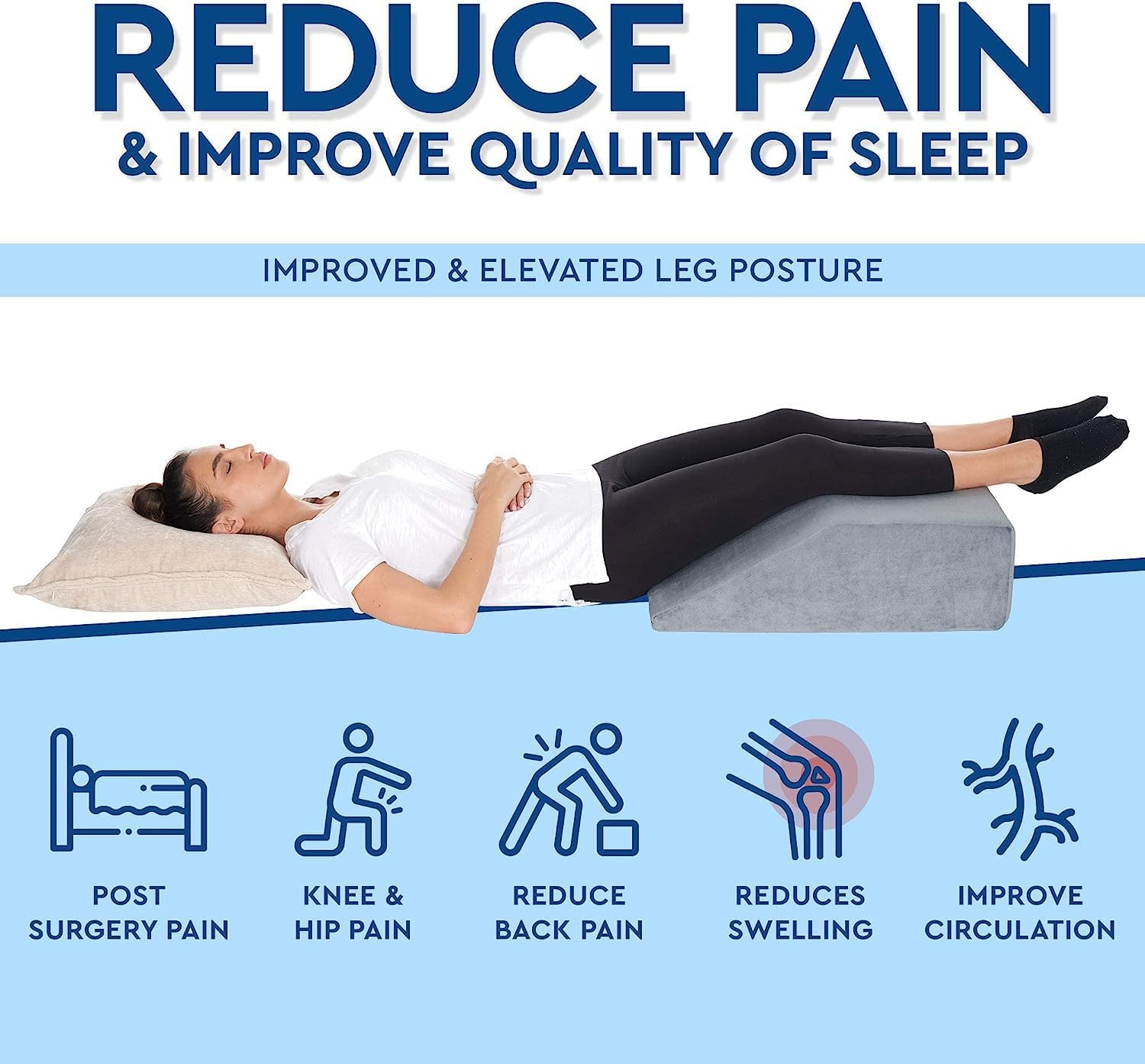 Detalle 2 de Leg Elevation Pillow, Memory Foam