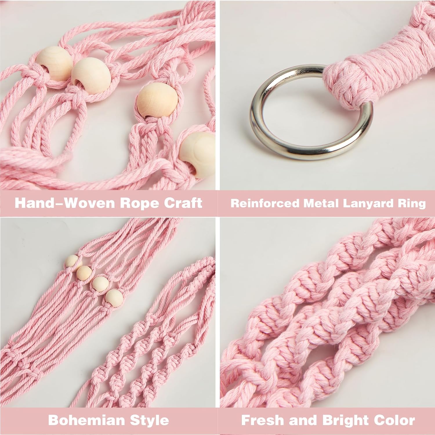 Thumbnail 3 de XXXFLOWER 3 Pack Macrame Plant Hanger