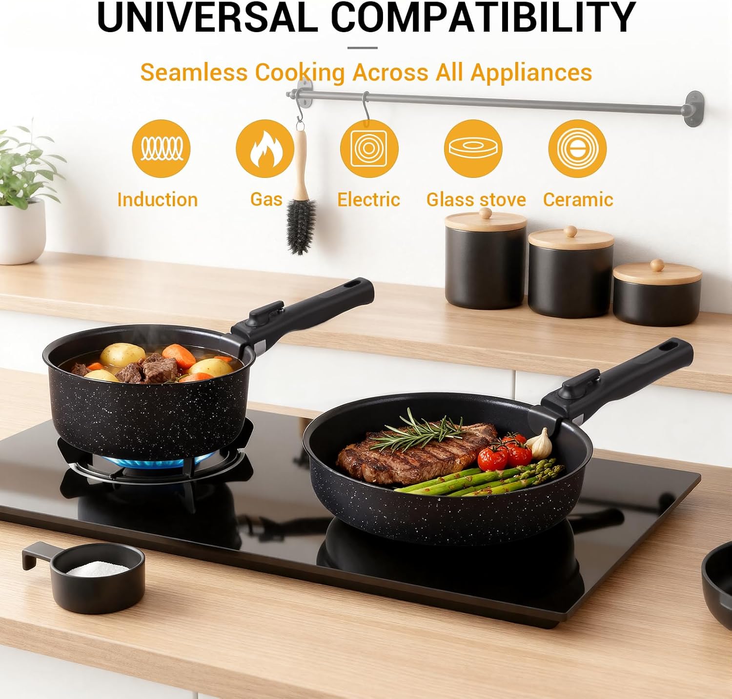 Thumbnail 5 de Ammeloo 21 Pcs Nonstick Cookware Set