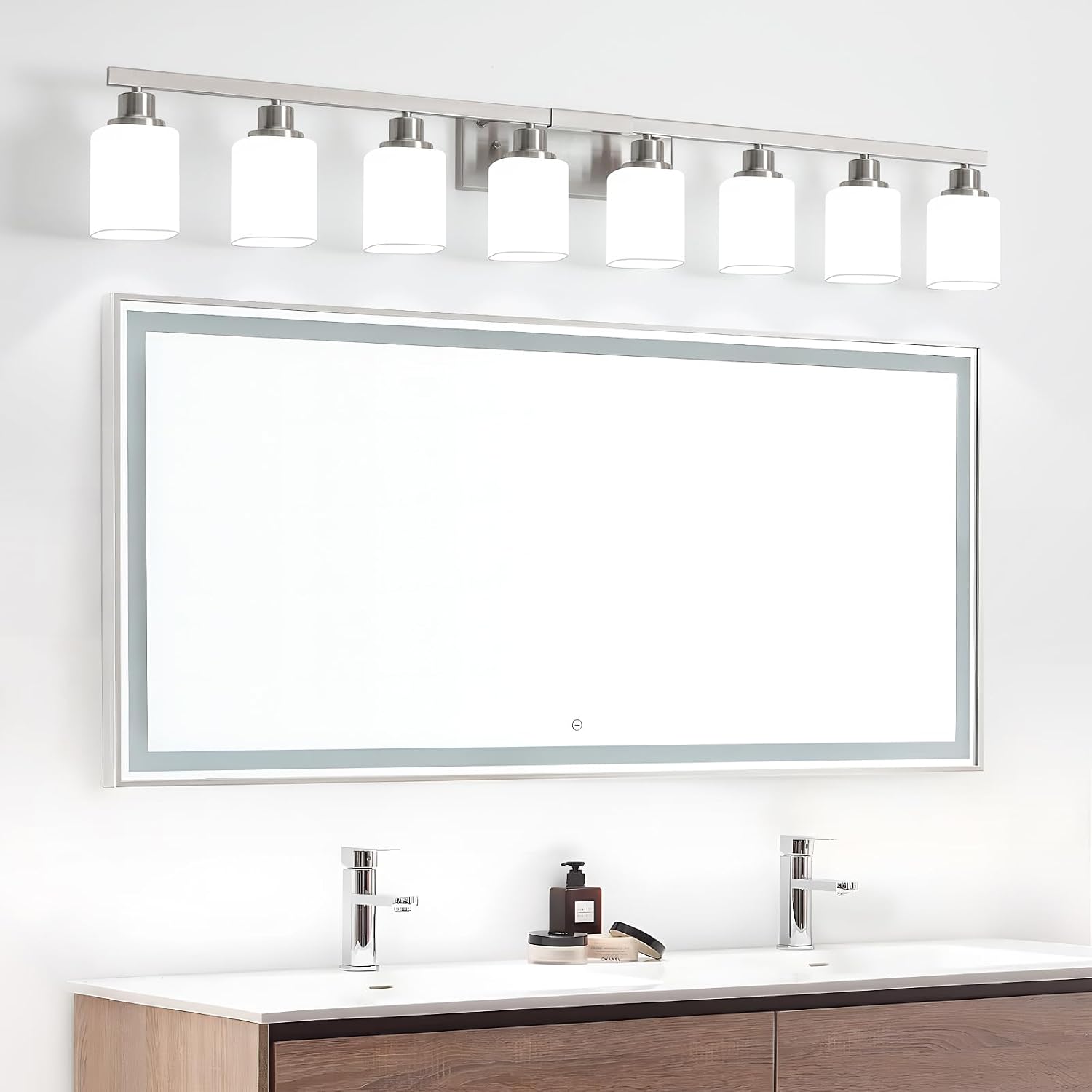 Detalle de DIKAIDA Bathroom Vanity Light, 8-Light