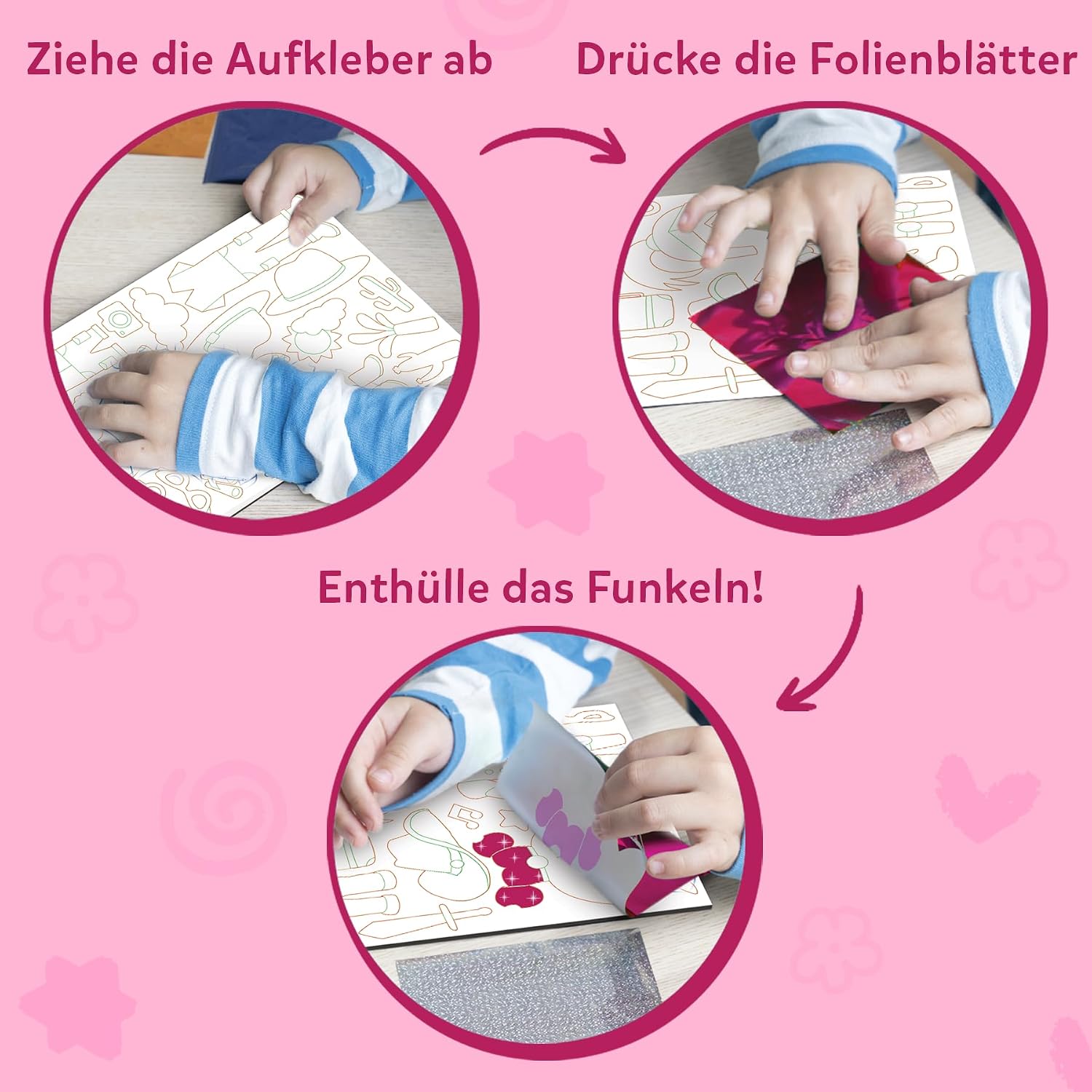 Detalle de Skillmatics Folienspaß – Verkleide die Figuren: Schmutzfreie Bastelaktivität für Kinder 4–9 Jahre