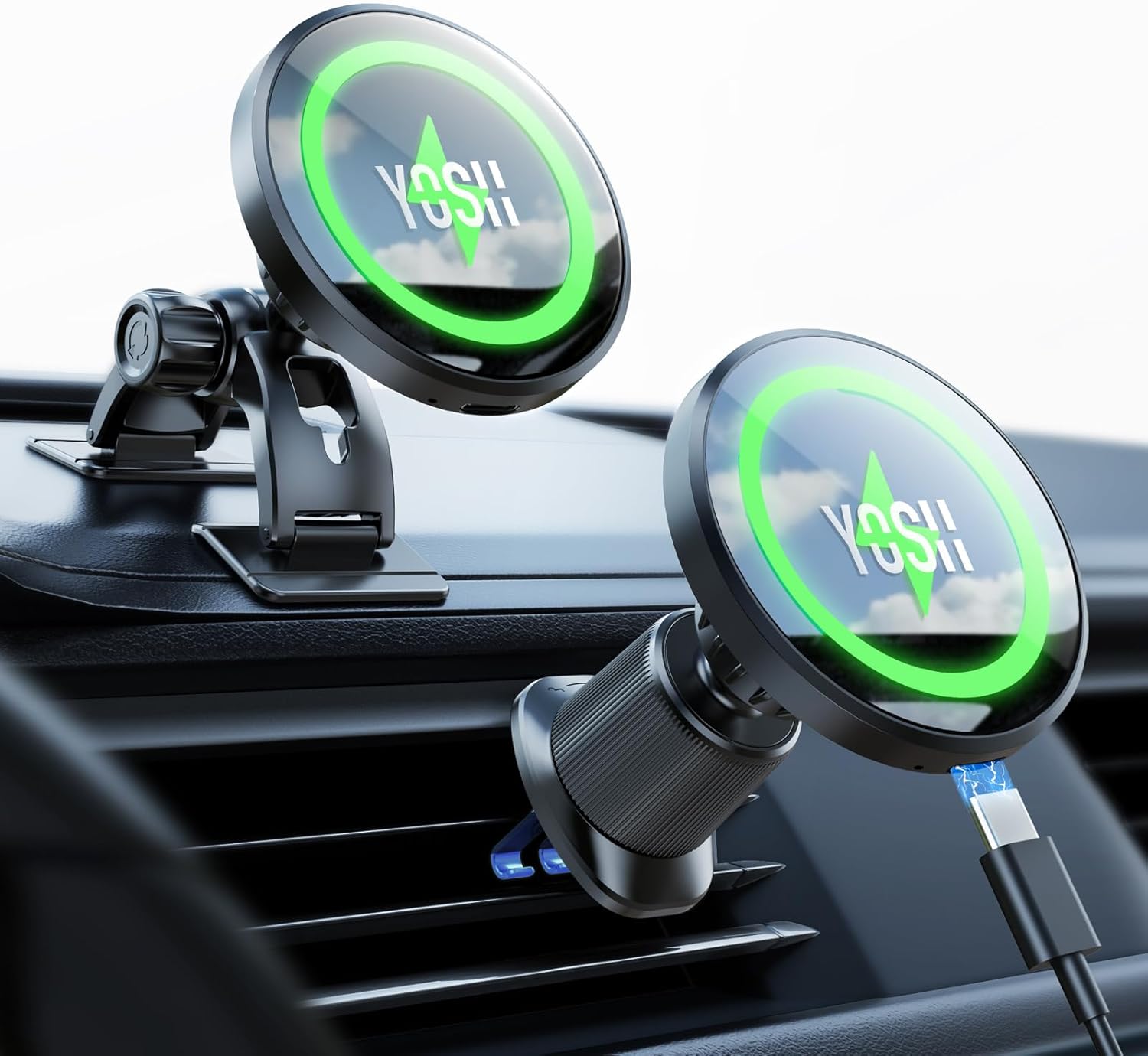 Thumbnail 6 de YOSH Magsafe Car Mount Charger 15W