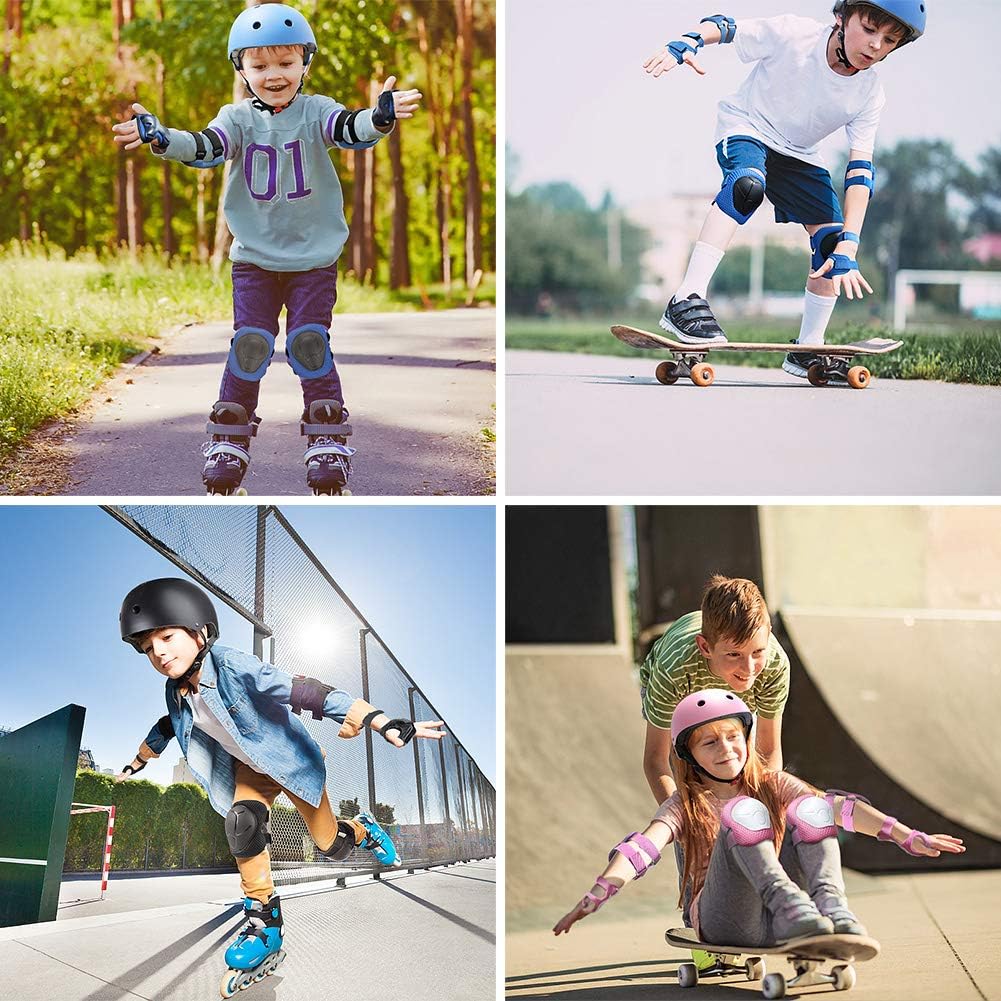 Thumbnail 6 de DaCool Kids Bike Helmet Set: Protective Gear for 3–10 Years (Helmet, Knee Pads, Elbow Pads, Wrist Guards)
