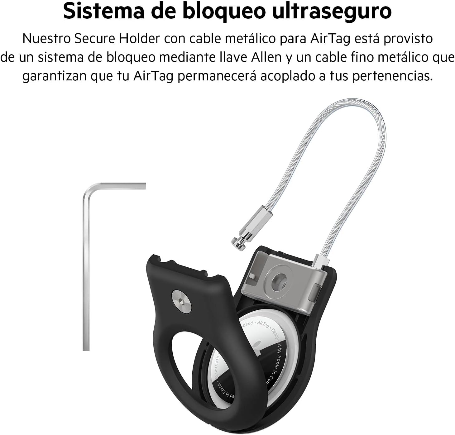 Detalle 2 de Belkin Funda Secure Holder para AirTag Negro