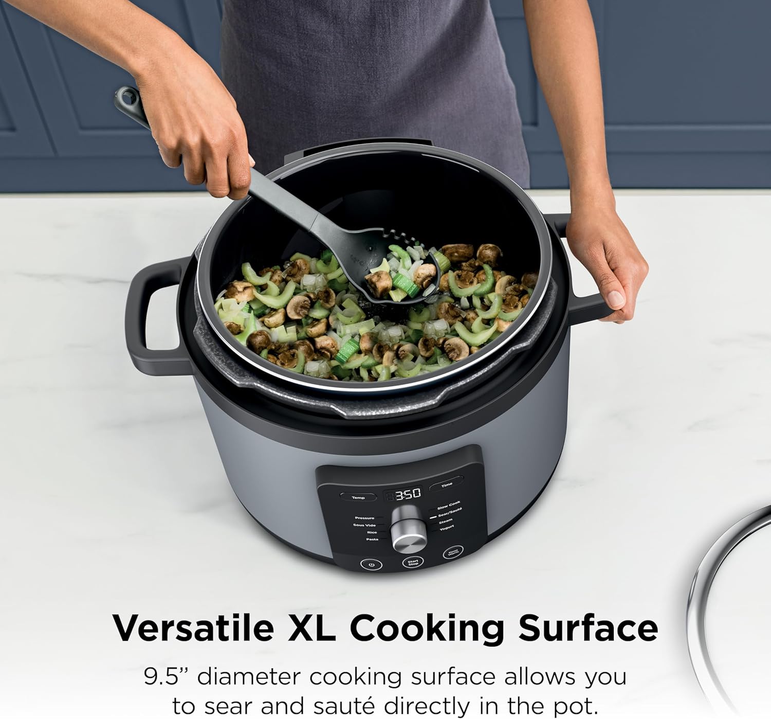 Detalle 2 de Ninja HyperHeat 9-in-1 Electric Pressure Cooker (6.5 Qt) — PC201SP