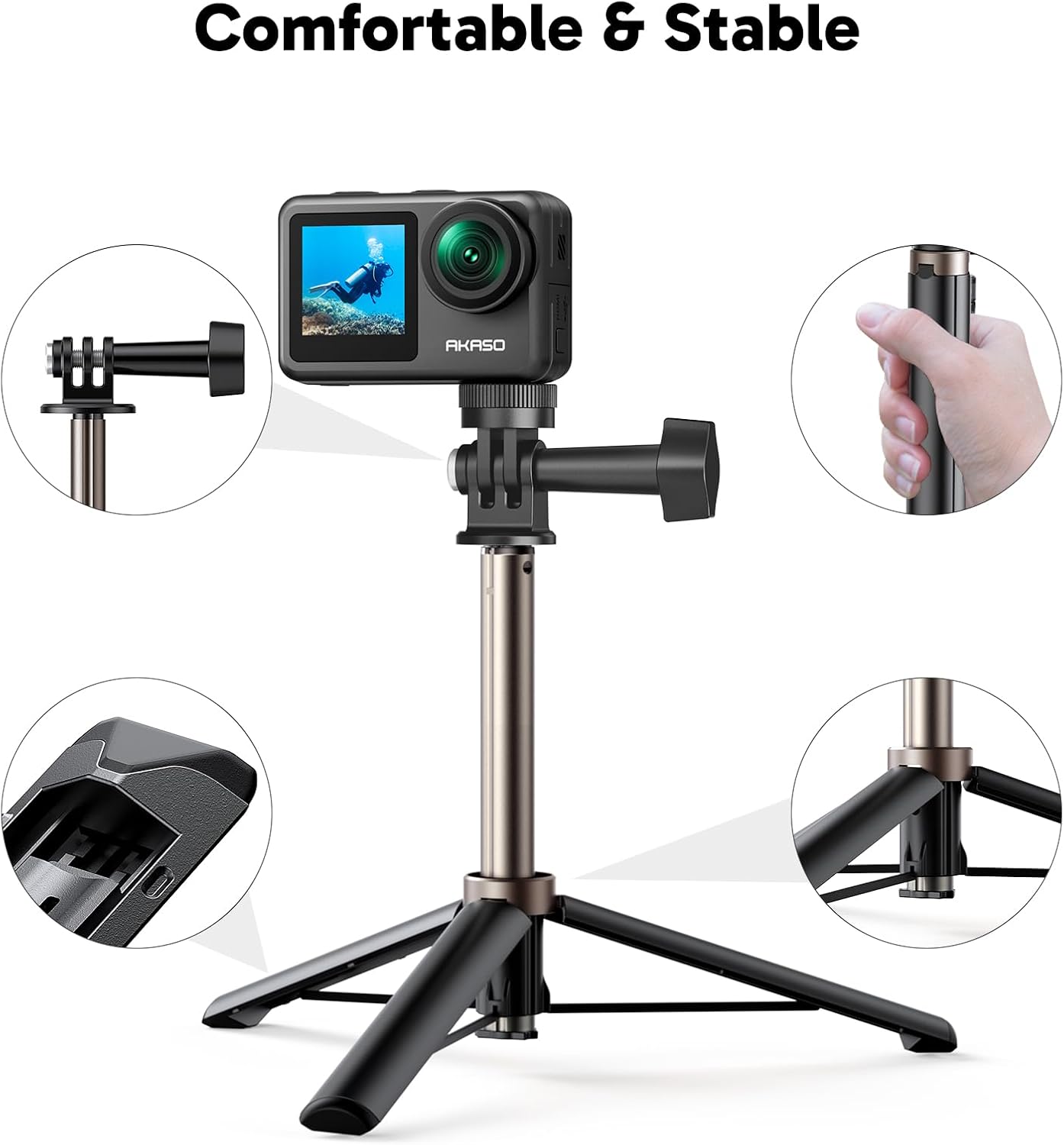 Thumbnail 4 de AKASO Brave 7 LE 4K action camera bundle