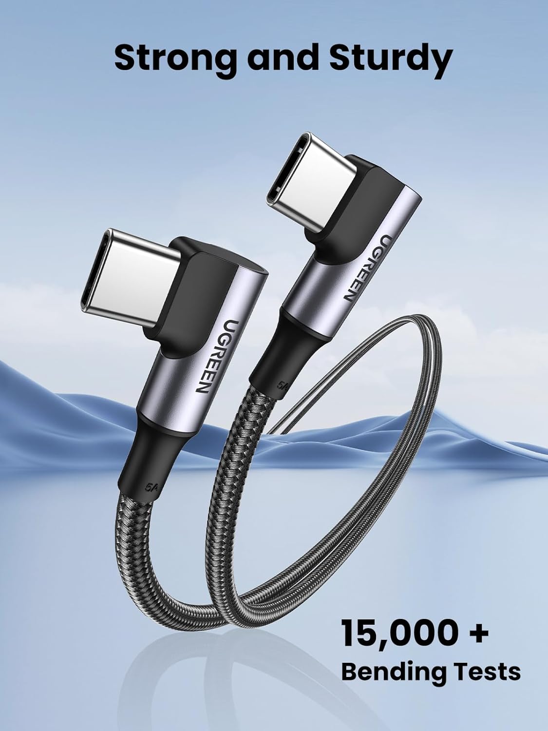 Thumbnail 4 de UGREEN 100W USB C Right Angle Cable