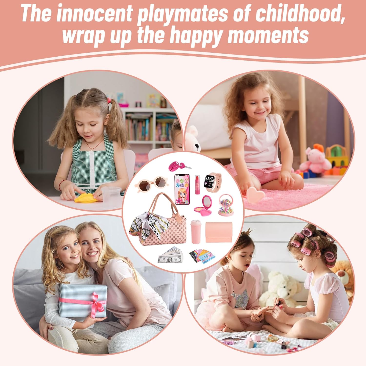 Thumbnail 6 de Play Handbag Set with Pretend Makeup by CMANLNYK – Cute Purse Toy for Girls
