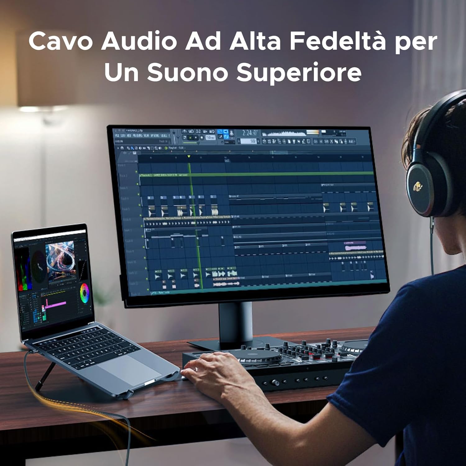 Thumbnail 5 de UGREEN Cavo Aux USB-C a 3,5 mm con DAC integrato - 384 kHz/32 bit, 1 m