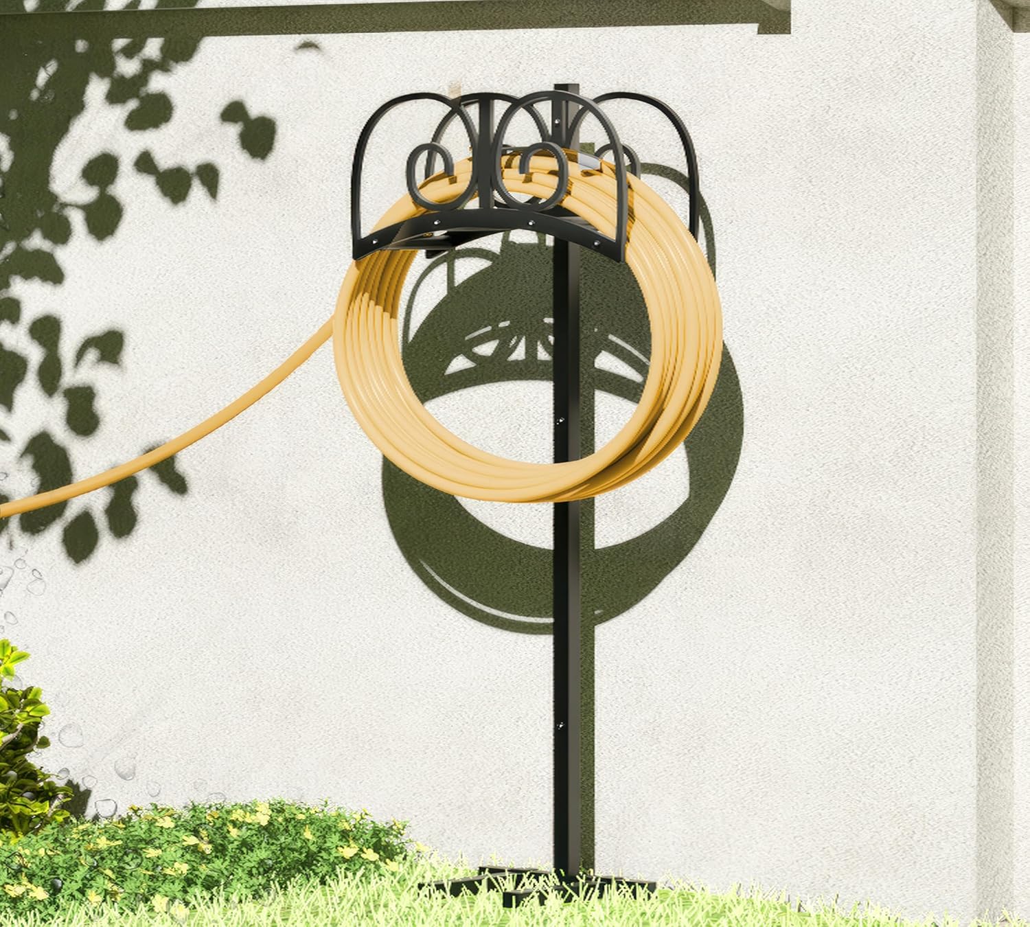 Thumbnail 1 de CALIDOLA Garden Hose Stand with 4-Point Stability and 150-Foot Reel